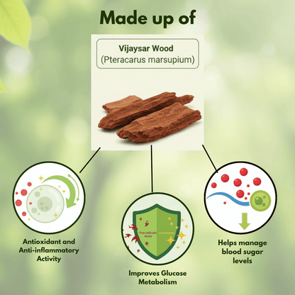 Brandone Sugar Balance Wooden Glass
