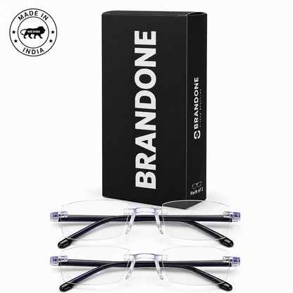 Brandone Reading Glass (Pack of 2)