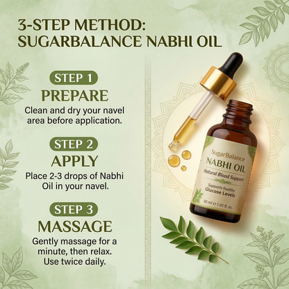SugarBalance Nabhi Oil - BUY 1 GET 1 FREE