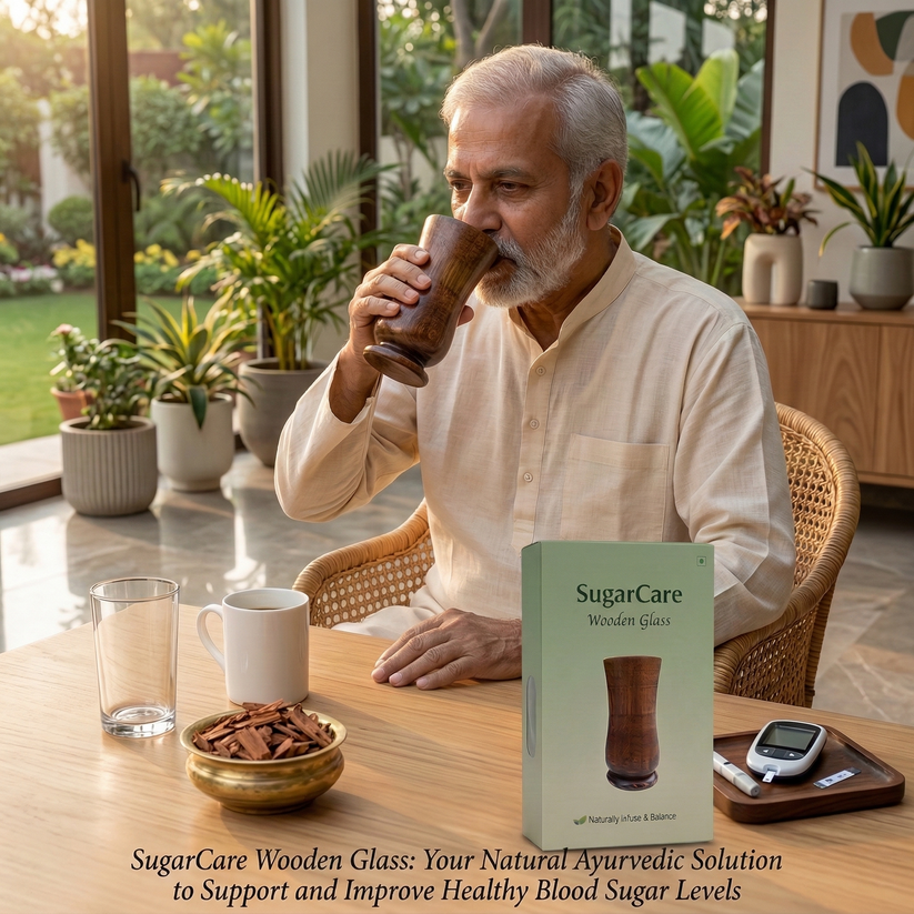 Brandone Sugar Balance Wooden Glass