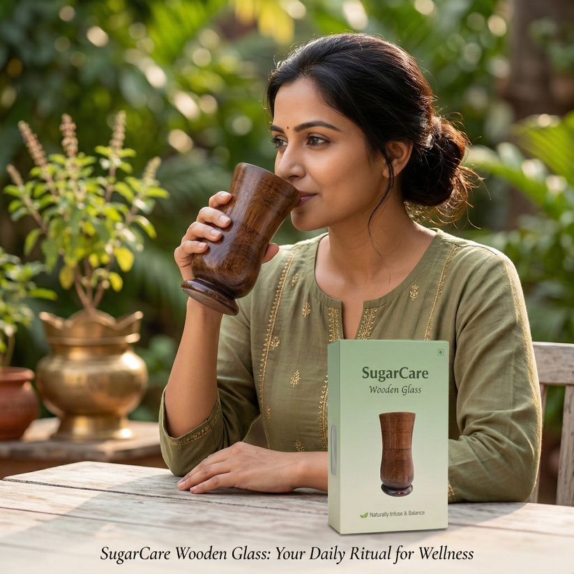 Brandone Sugar Balance Wooden Glass