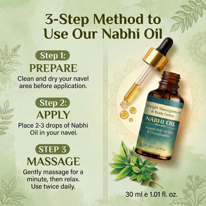 Weight Management Nabhi Oil - BUY 1 GET 1 FREE